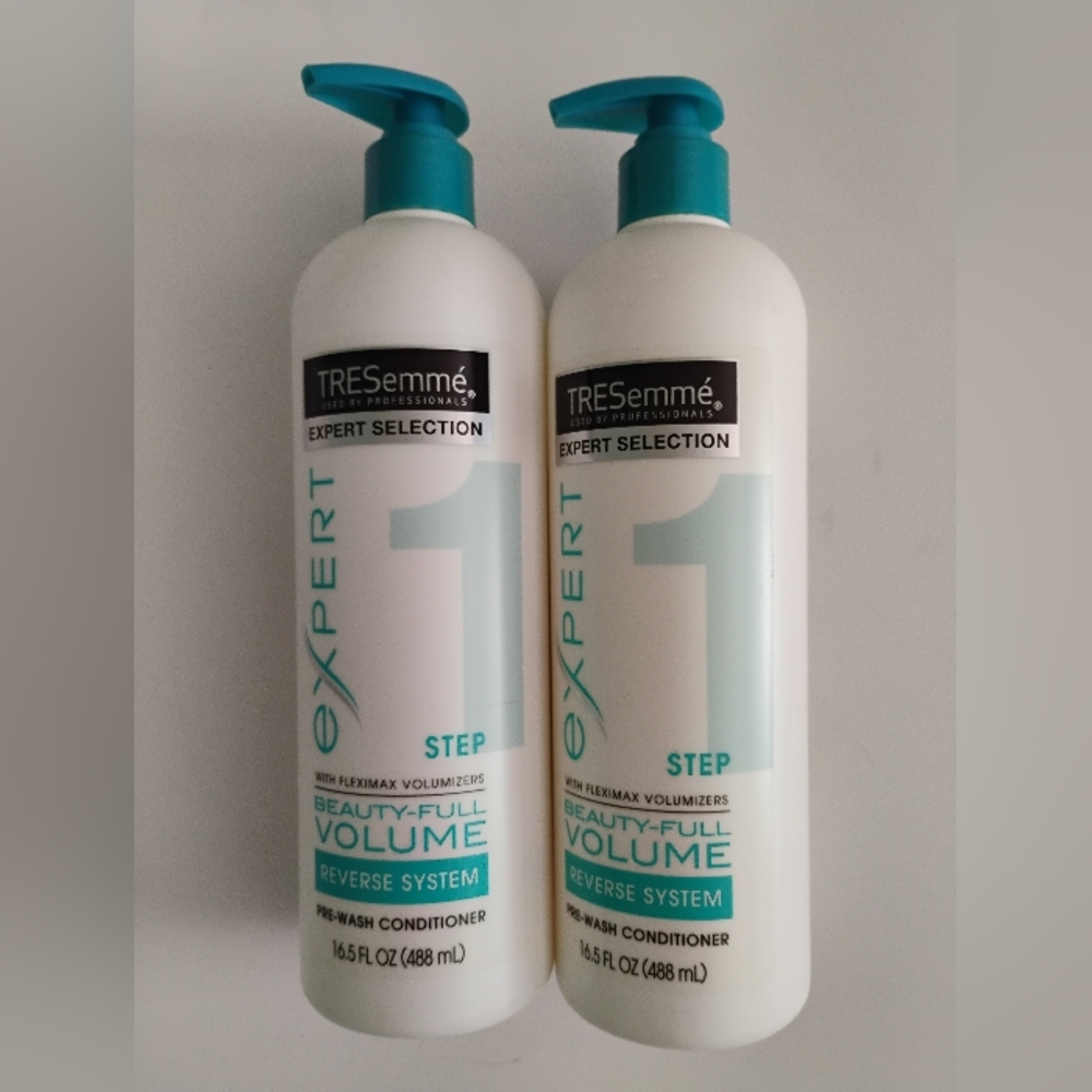 2 Tresemme Reverse System Pre-Wash Conditioner Beauty Full Volume 16.5 oz